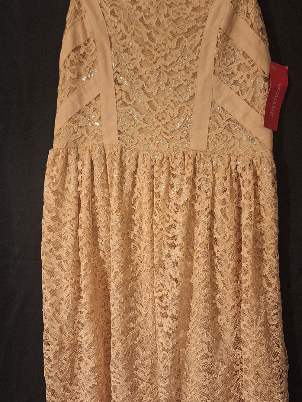 Wonder Nation Girls' Lace Party Dress in Blush